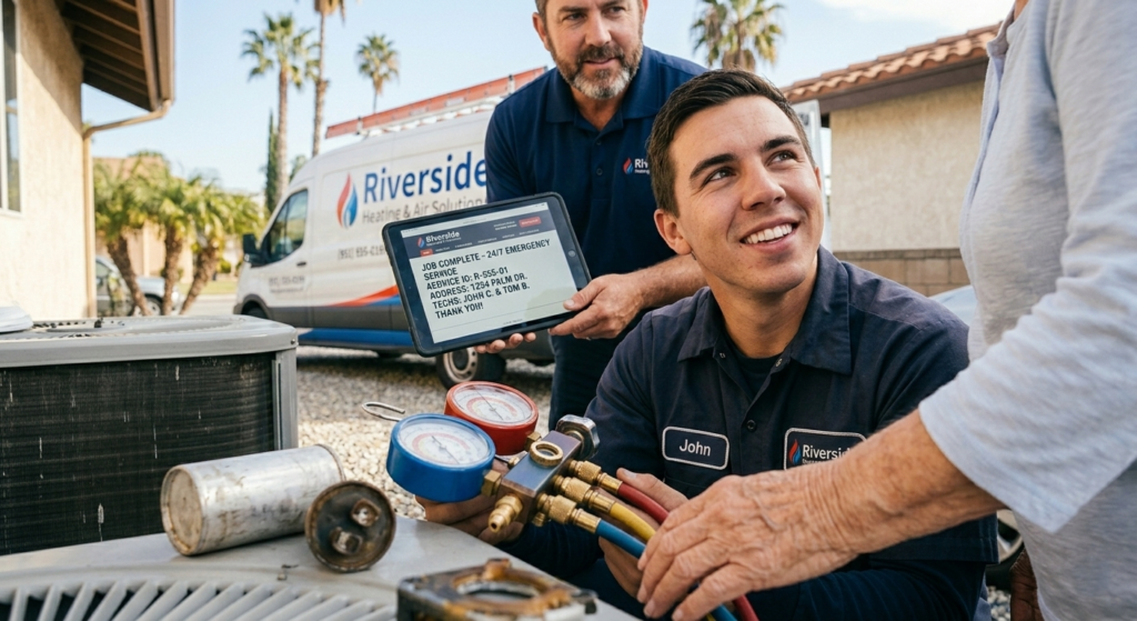 HVAC Web Design Services in Riverside