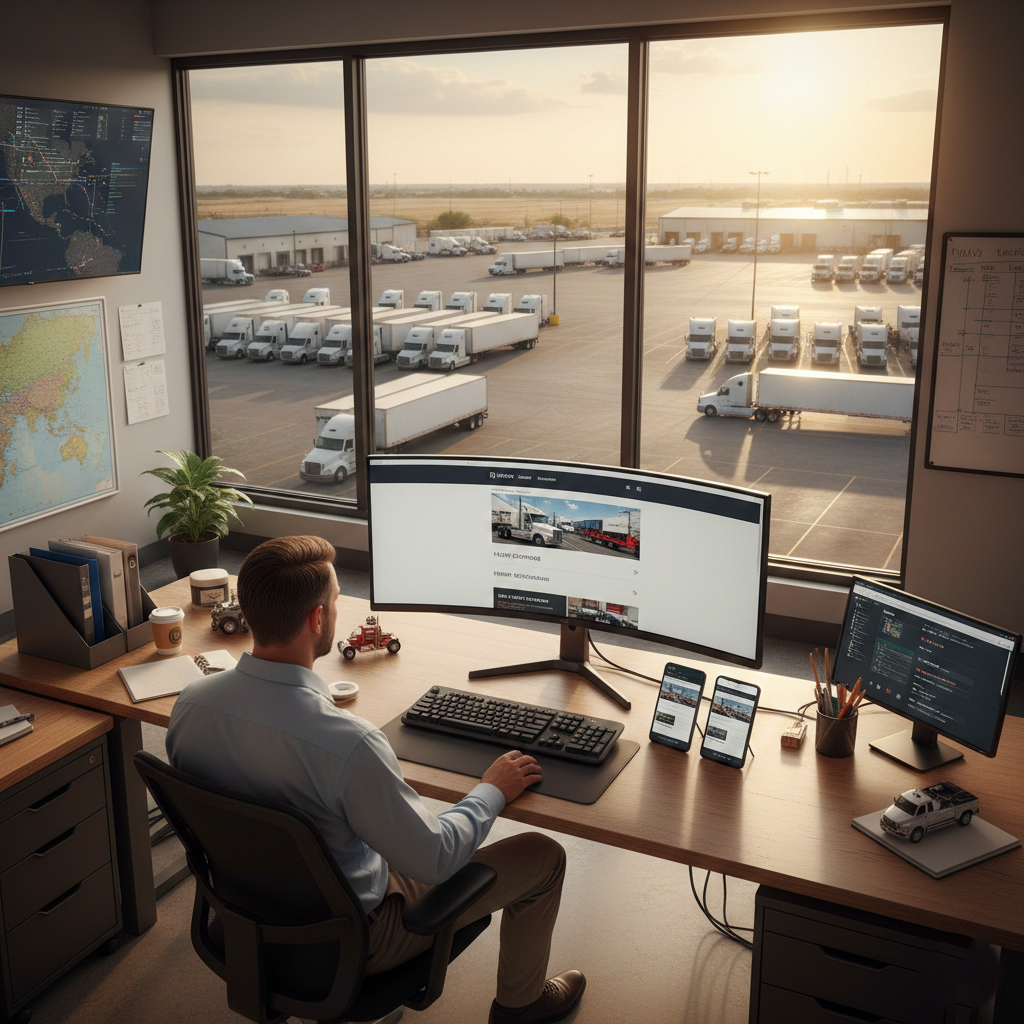 Professional Trucking Web Design Laredo, TX | Affordable Trucking Websites