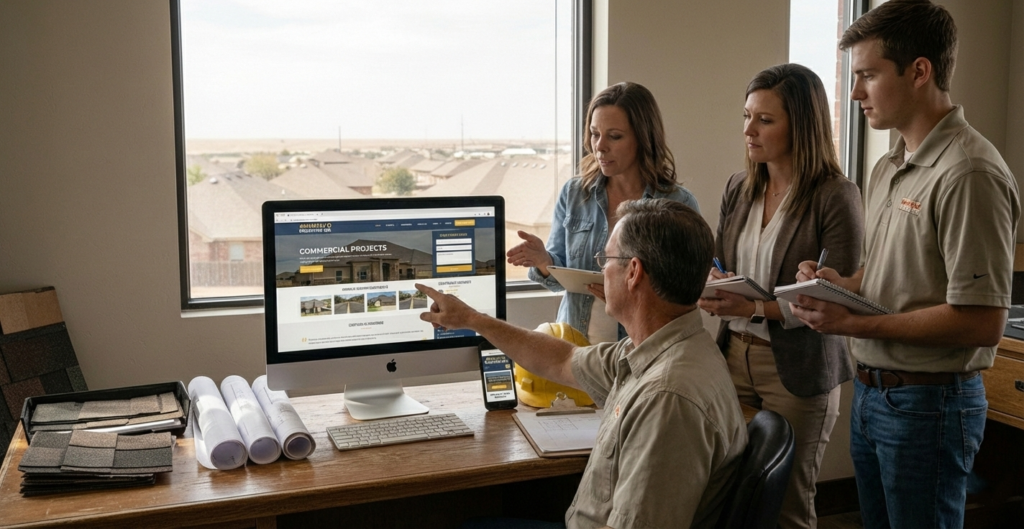 Custom Roofing Website Design