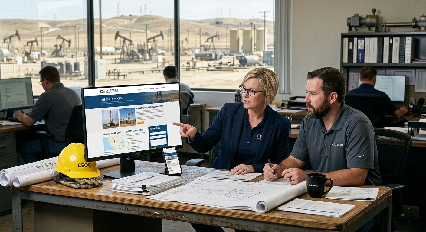 Oil & Gas Web Design Bakersfield Services for Energy Companies