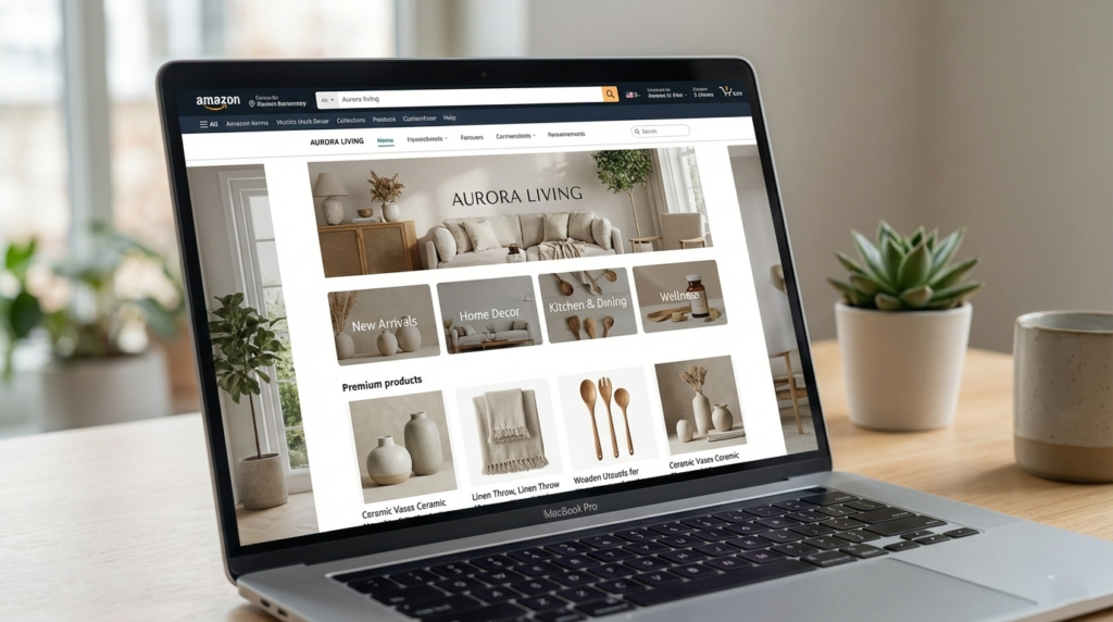 Amazon Storefront Homepage