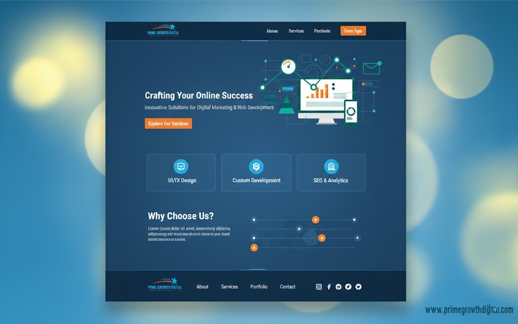 Landing page design by prime growth digital