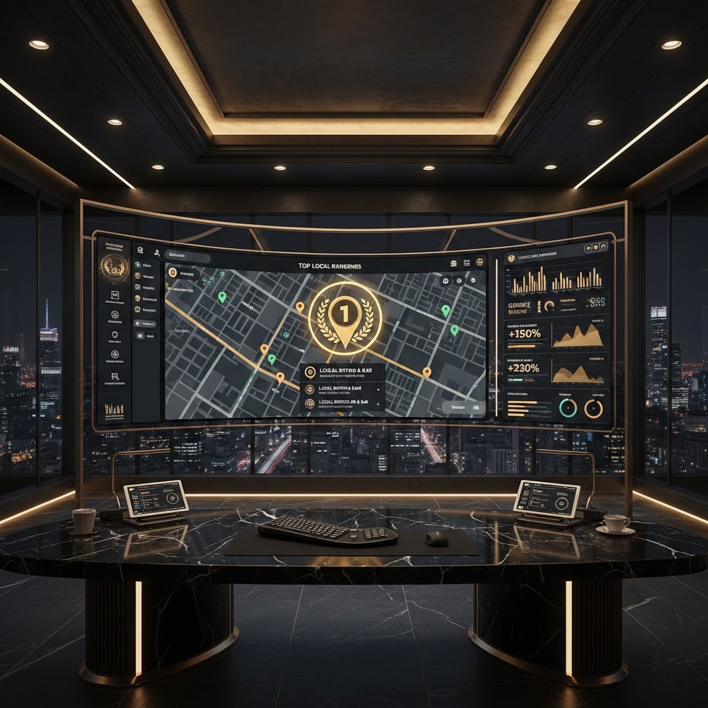 Local SEO Growth Concept