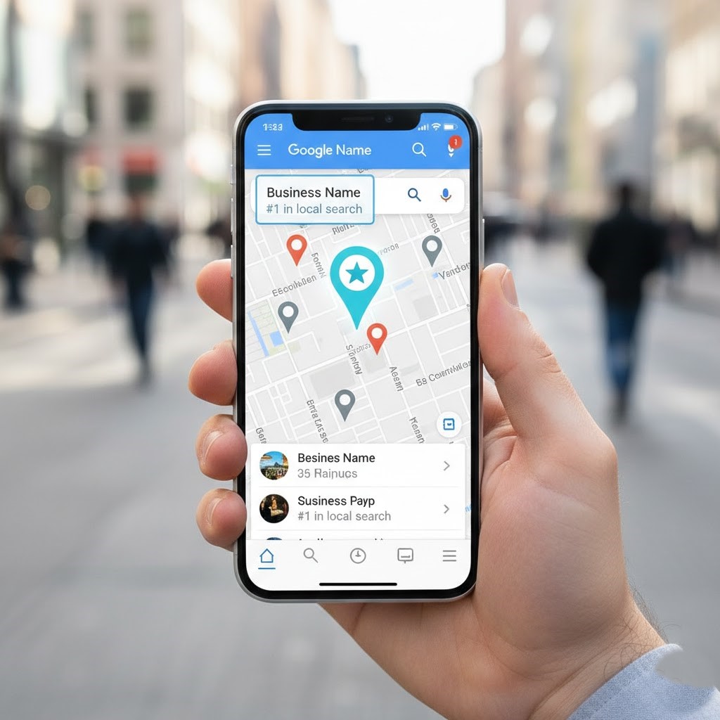 Google Maps Ranking Visual