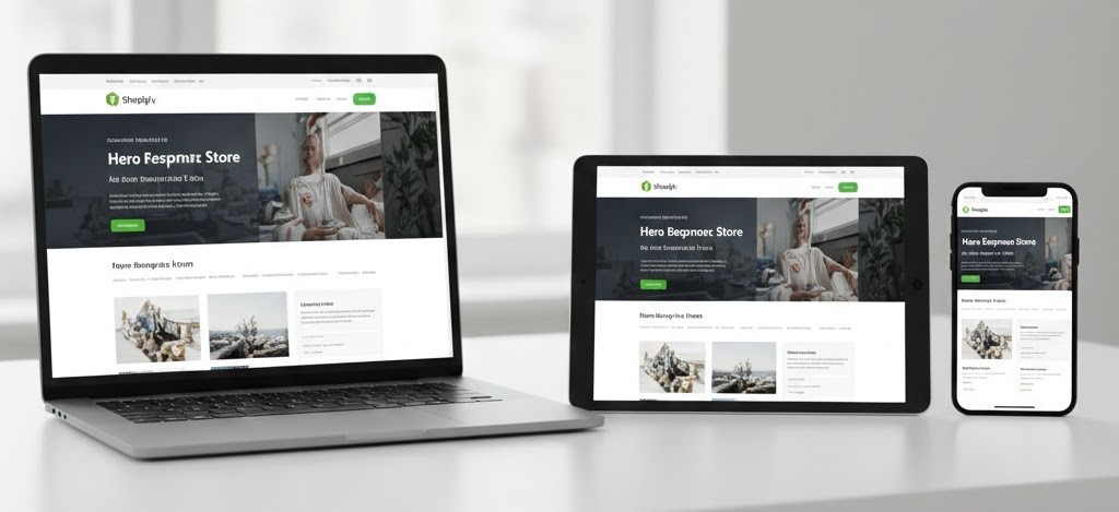 Responsive Shopify Store Preview
