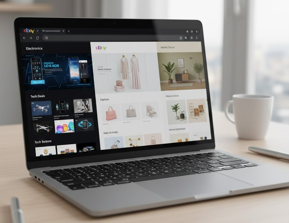 Multiple eBay Stores Portfolio View