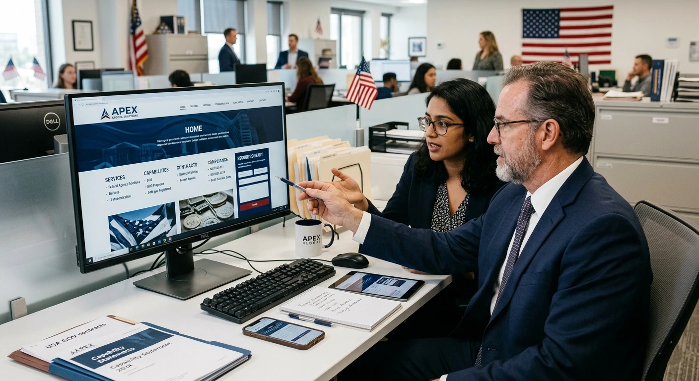 Professional Government Contractor Web Design | Federal Contractor Websites