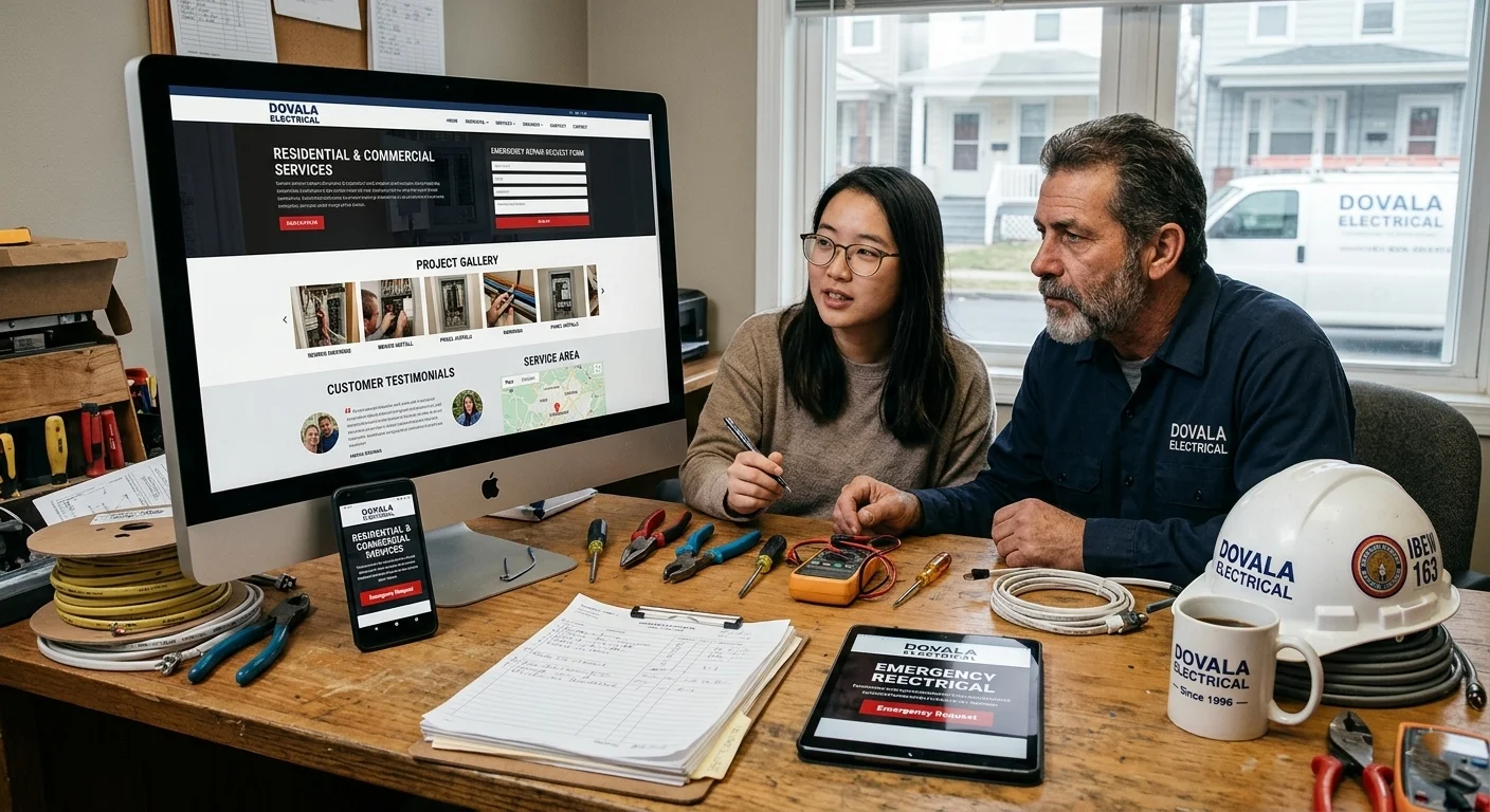 Electrician Web Design Scranton Services for Local Contractors