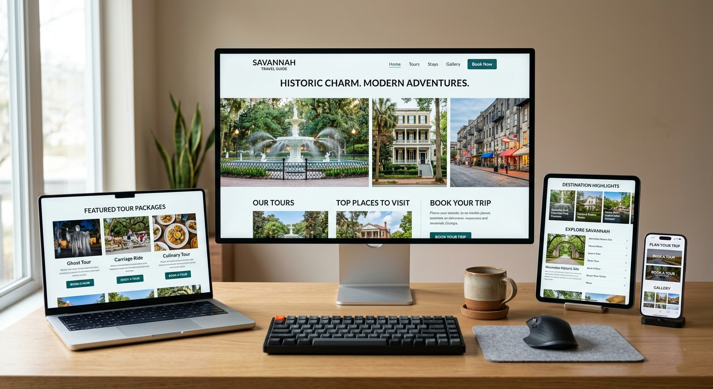 Tourism Web Design Savannah Services for Travel Businesses