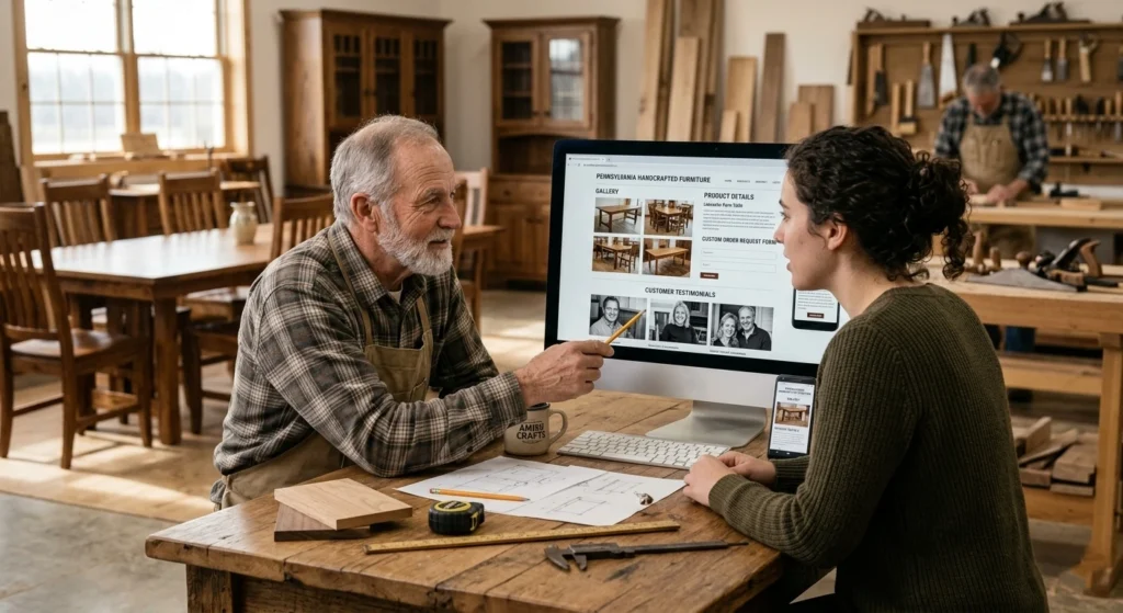 Amish Furniture Web Design Services