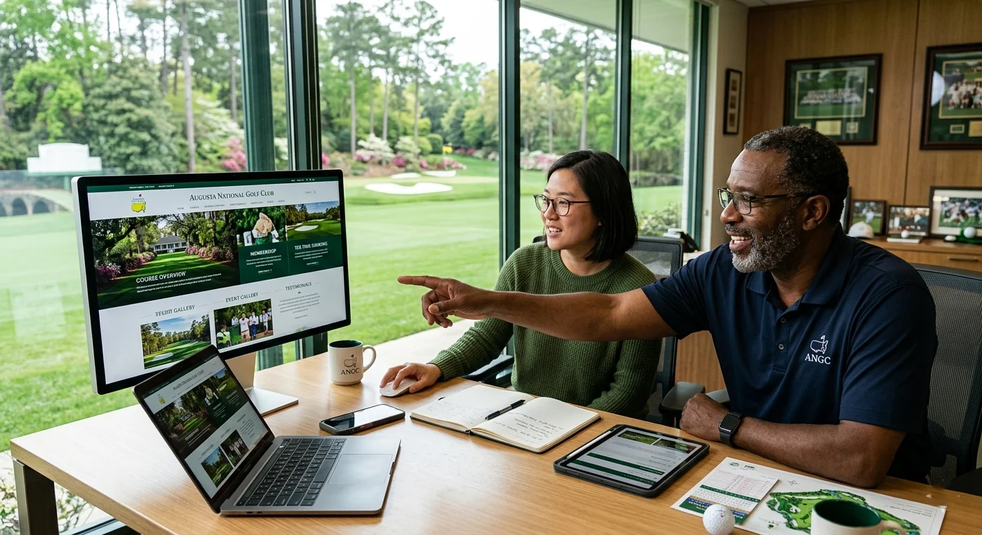 Professional Golf Course Web Design Augusta Experts