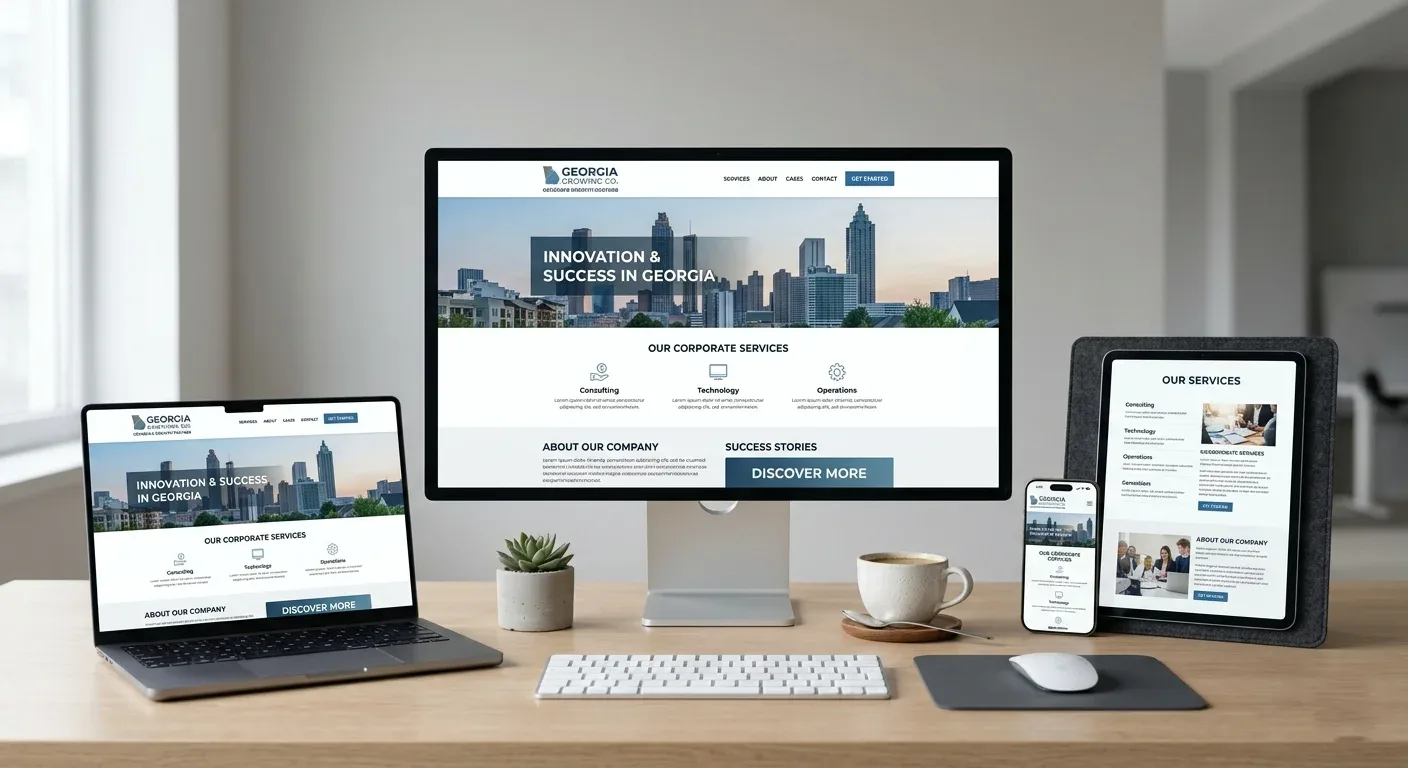 Corporate Web Design GA Services for Growing Businesses