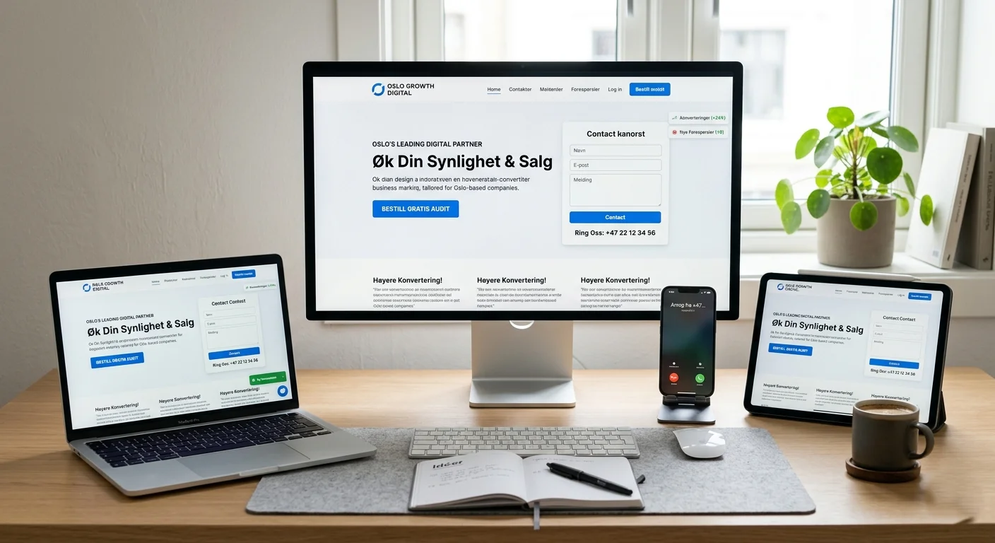 Get More Calls & Clients with High-Converting Web Design Oslo
