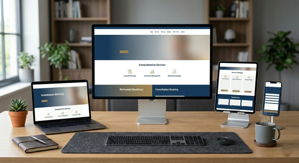Financial Advisor Web Design Services