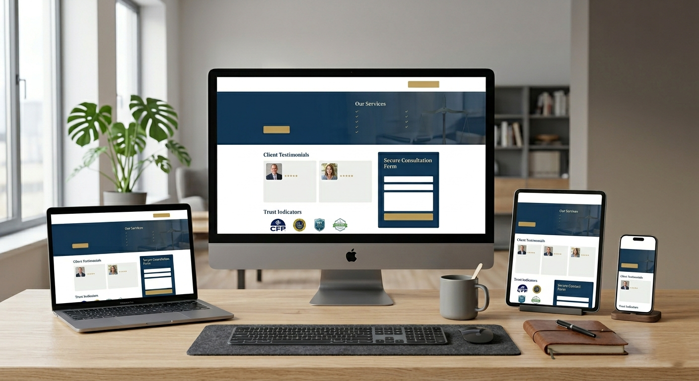 Financial Advisor Web Design | Professional Wealth Management Websites