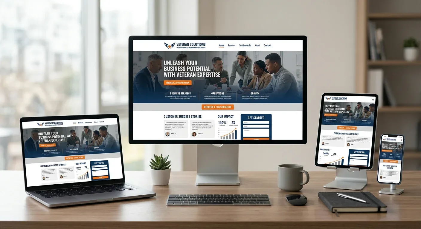 Stop Losing Clients Upgrade to Veteran Business Web Design That Converts