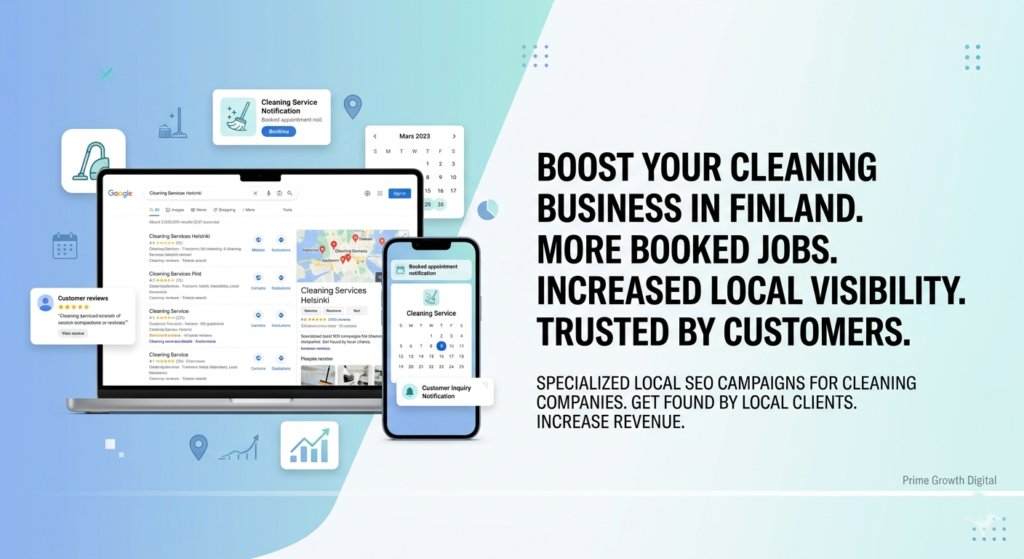 Why Local SEO Is Basically a Cheat Code for Cleaning Companies in Finland